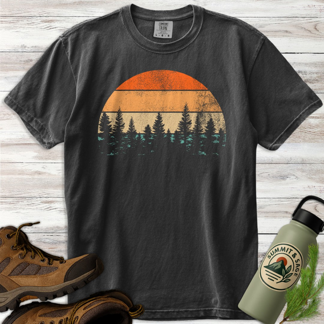 Vintage Distressed Sunset Pines T-Shirt