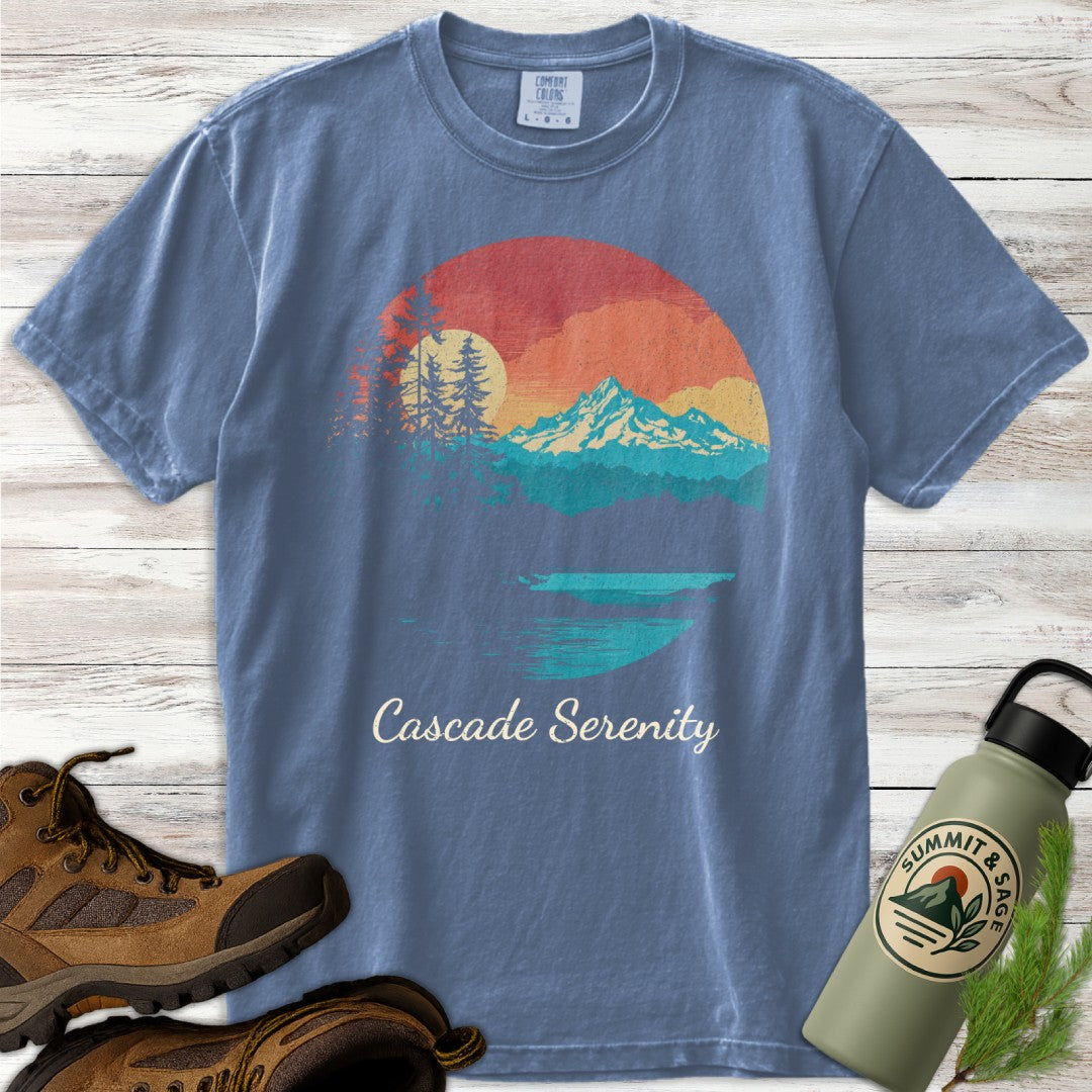 Retro Cascade Serenity T-Shirt