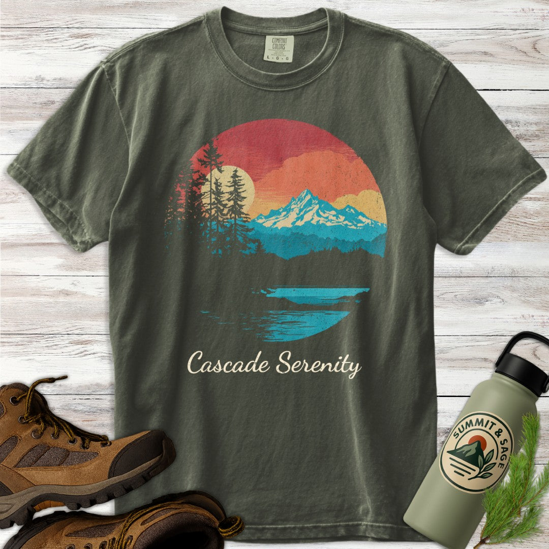 Retro Cascade Serenity T-Shirt