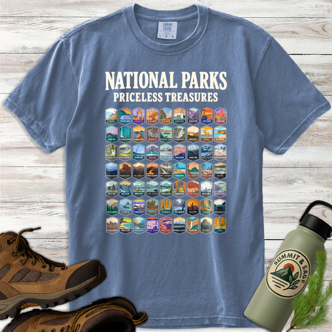 National Parks 63 Priceless Treasures T-Shirt