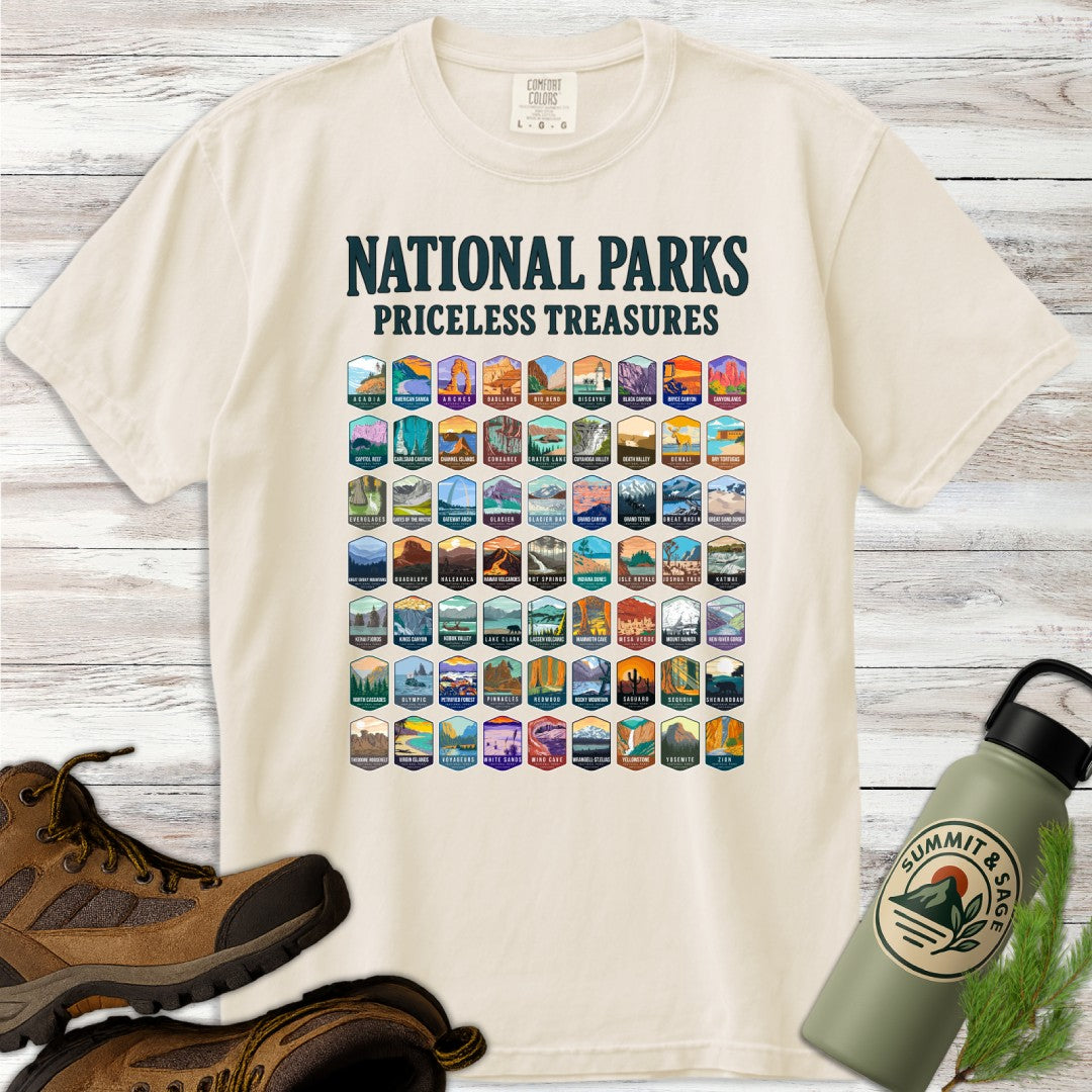 National Parks 63 Priceless Treasures T-Shirt