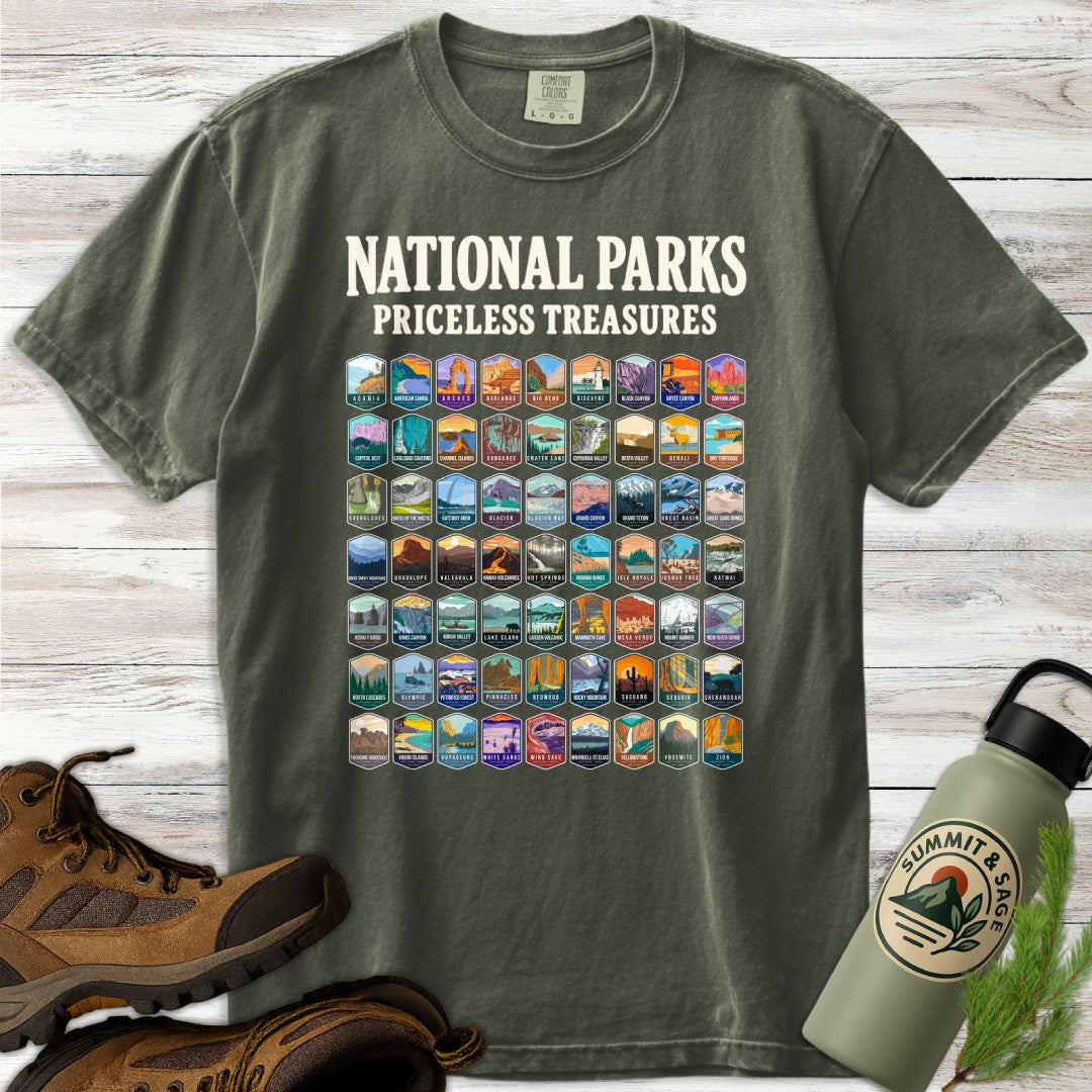 National Parks 63 Priceless Treasures T-Shirt