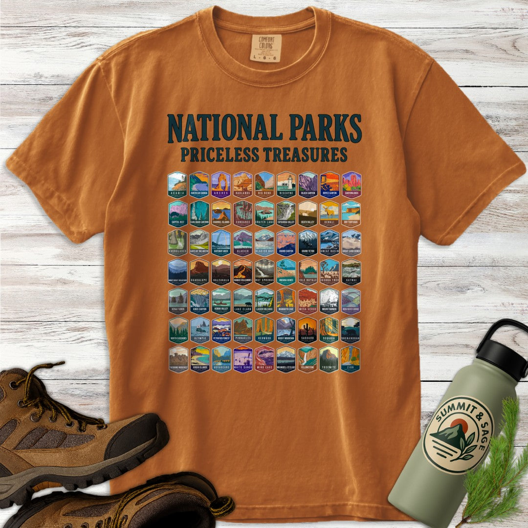 National Parks 63 Priceless Treasures T-Shirt