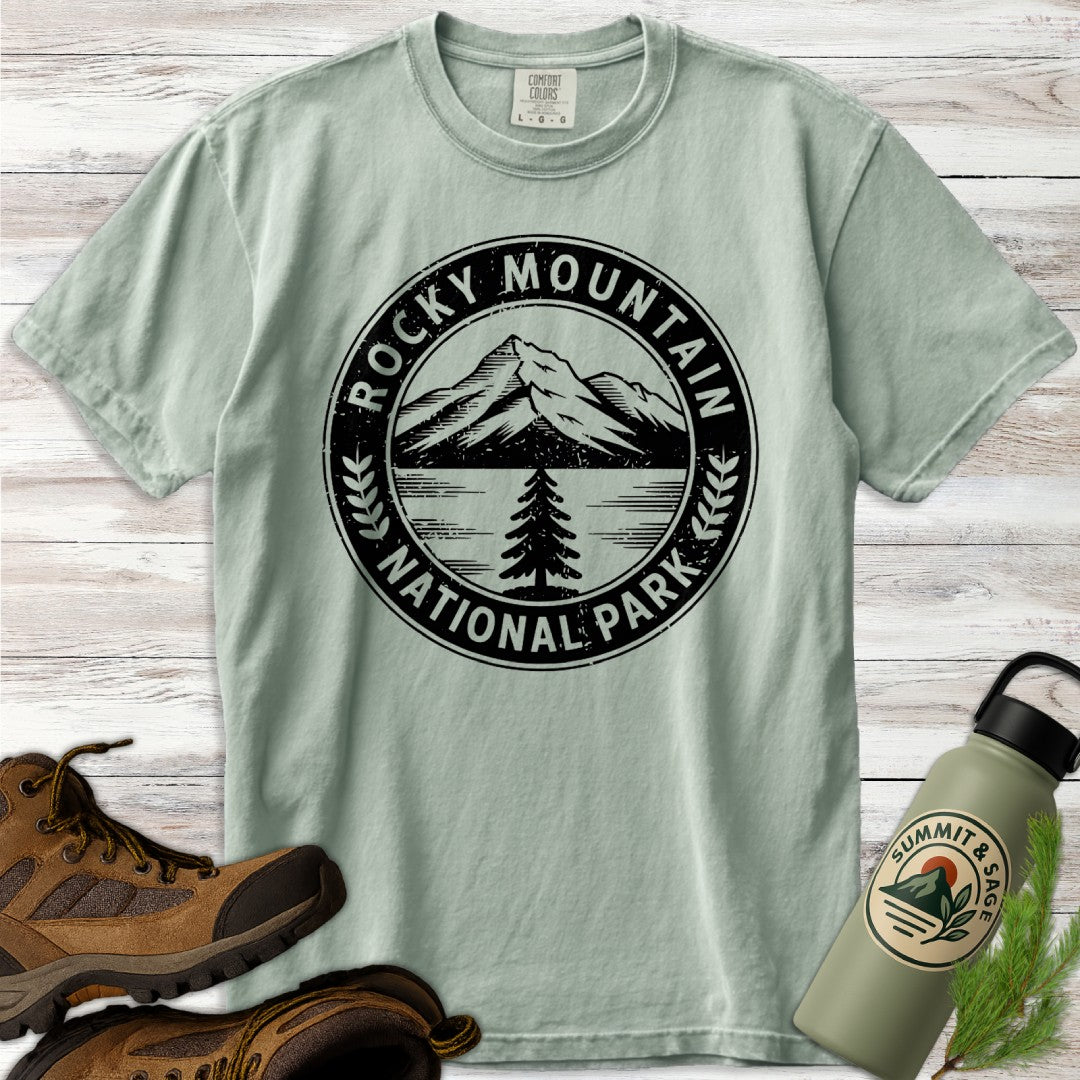 Rocky Mountain Park Badge T-Shirt