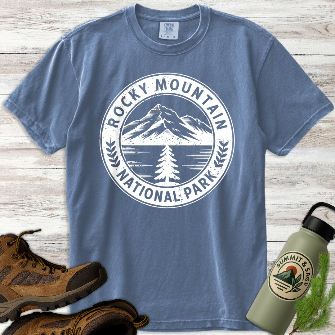 Rocky Mountain Park Badge T-Shirt