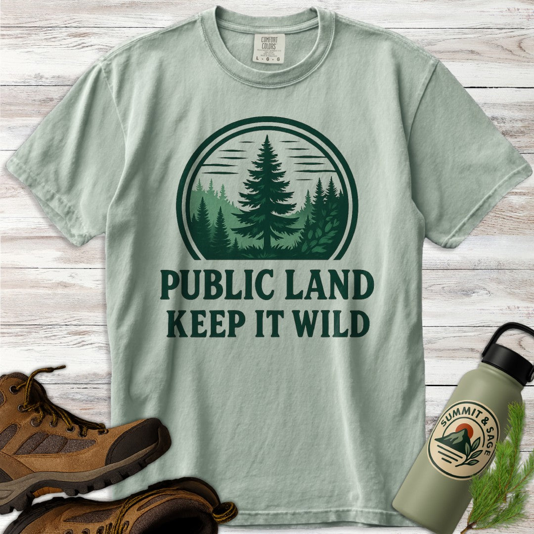 Public Land Keep Wild T-Shirt