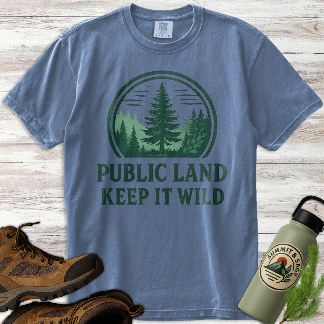 Public Land Keep Wild T-Shirt