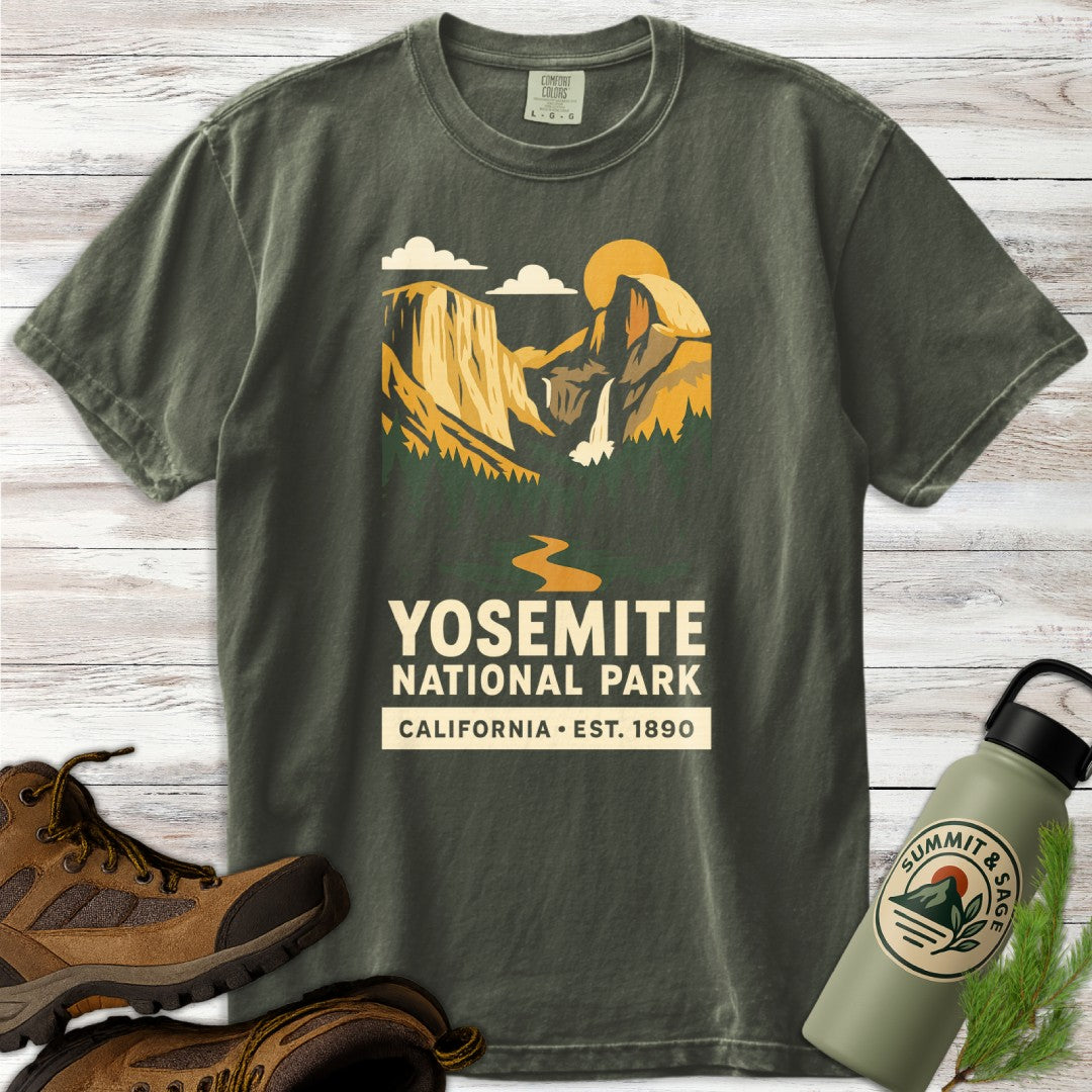 Yosemite National Park Graphic T-Shirt