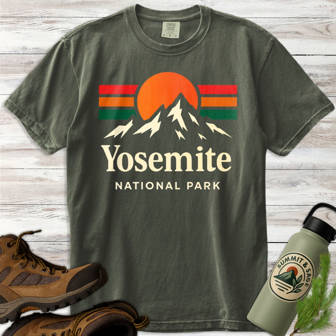 Yosemite National Park Colorful T-Shirt