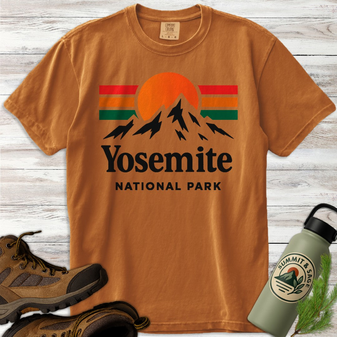 Yosemite National Park Colorful T-Shirt