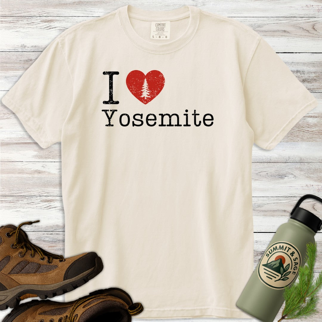 I Heart Yosemite Distressed T-Shirt