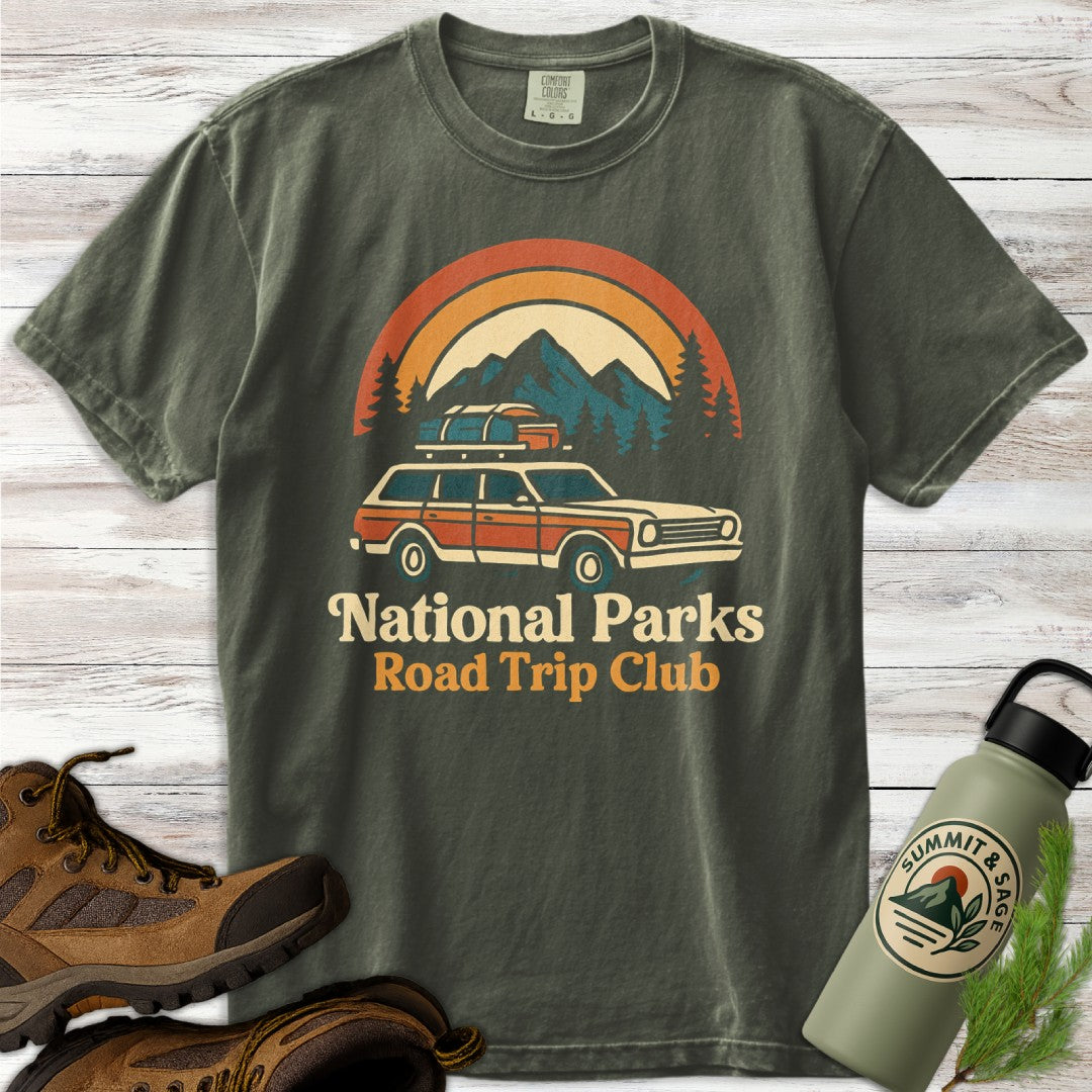 Vintage National Parks Road Trip T-Shirt