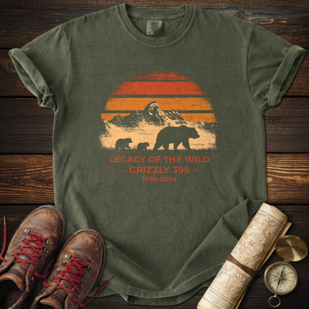 Grizzly 399 Retro Sunset T-Shirt