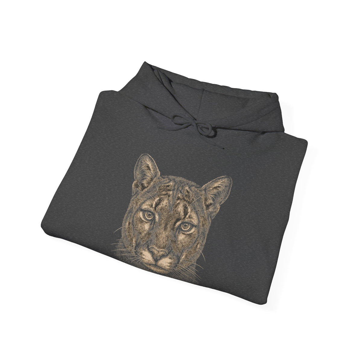 Mountain Lion Portrait Hoodie