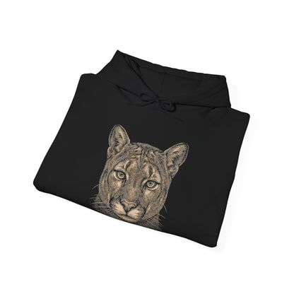 Mountain Lion Portrait Hoodie