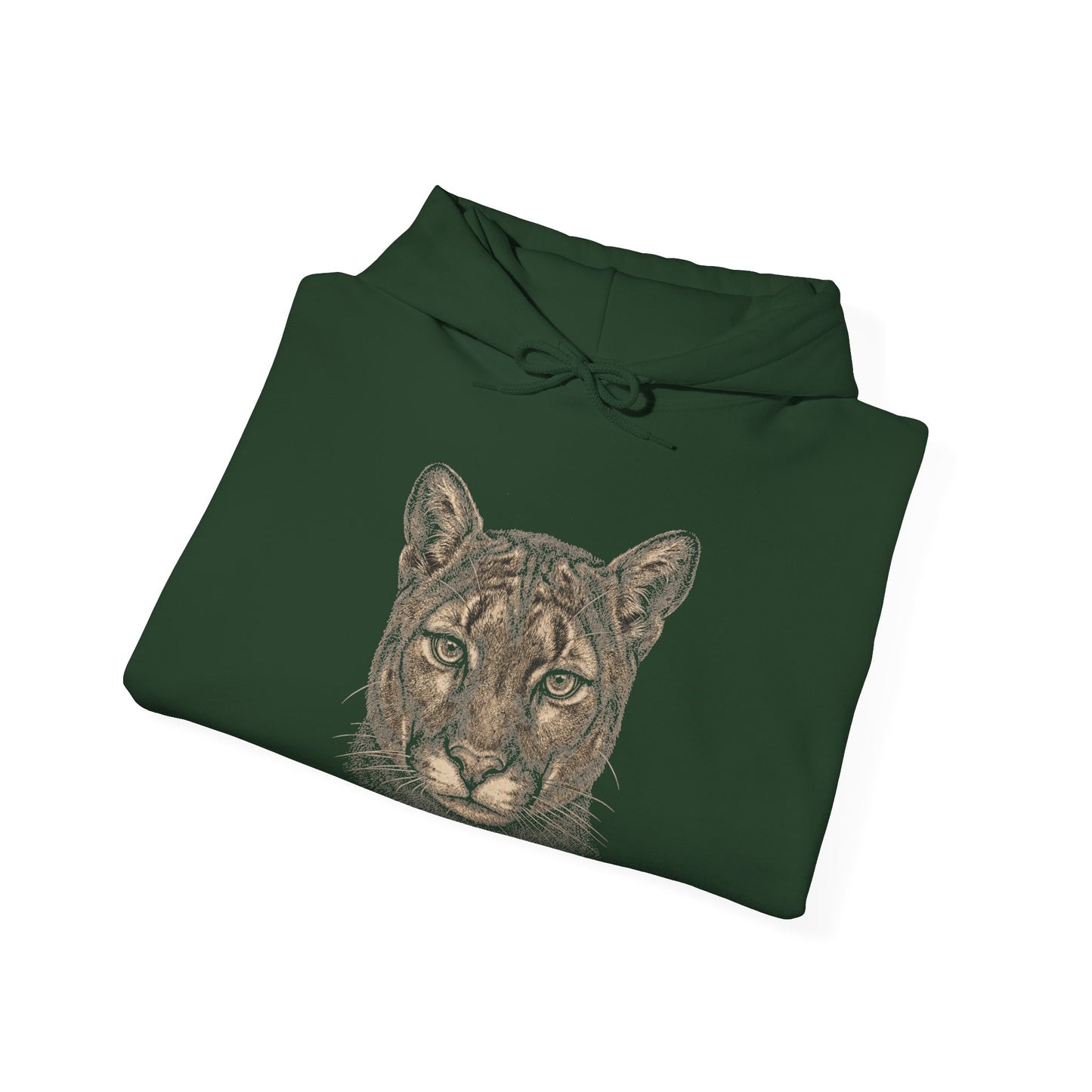 Mountain Lion Portrait Hoodie