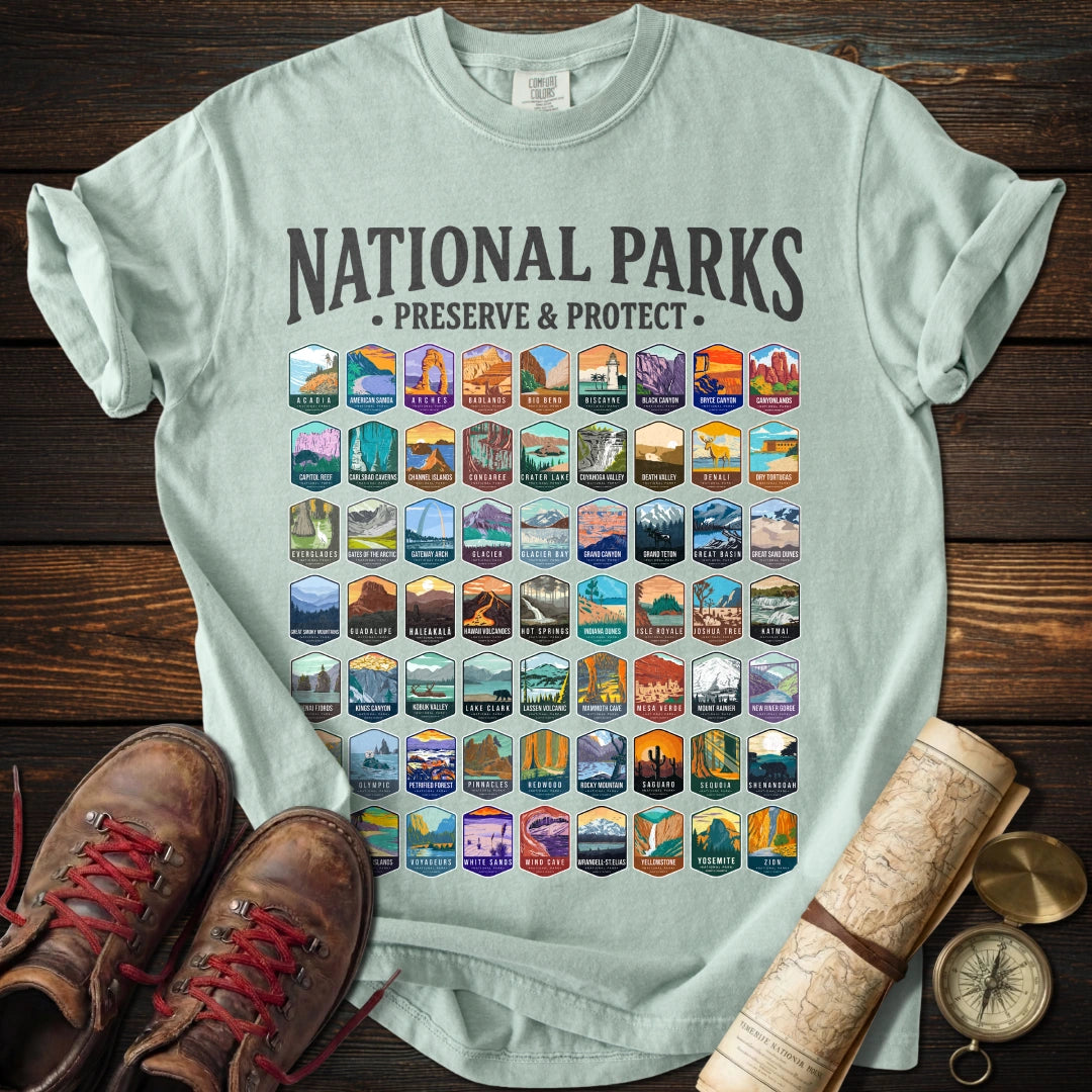 National Parks Preserve Protect T-Shirt