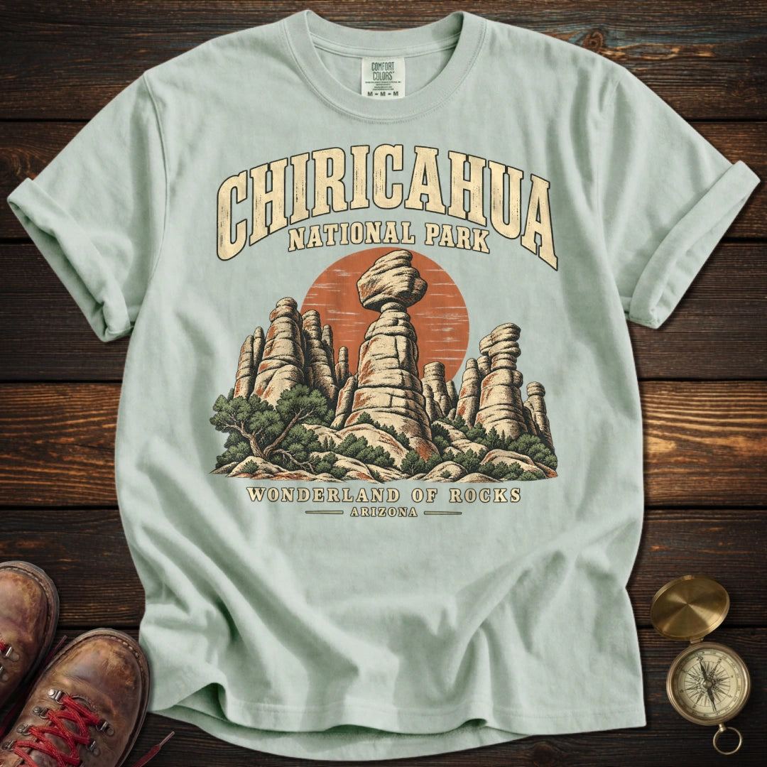 Chiricahua National Park Wonderland of Rocks T-Shirt - Bay T-Shirt
