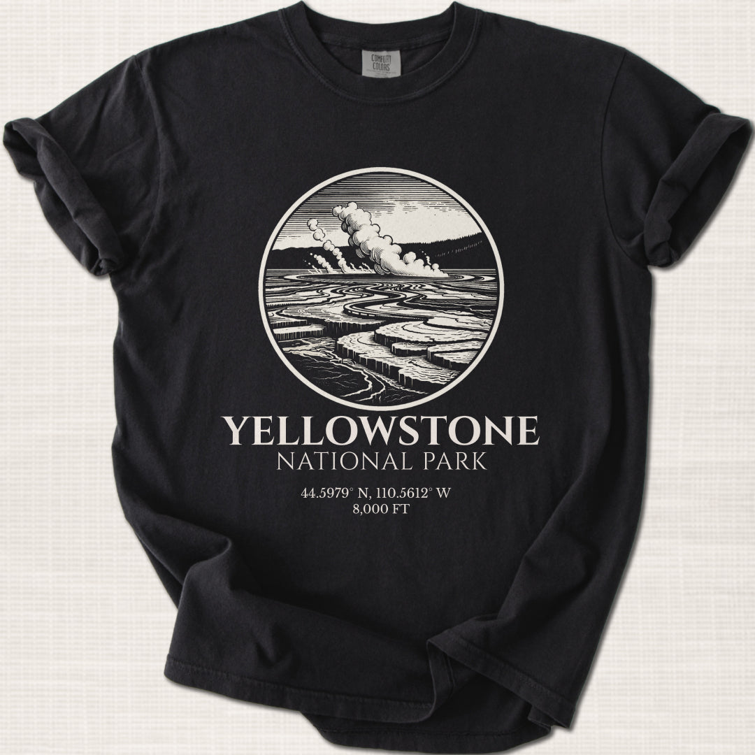 Yellowstone National Park T-Shirt – Expedition Press No. 01