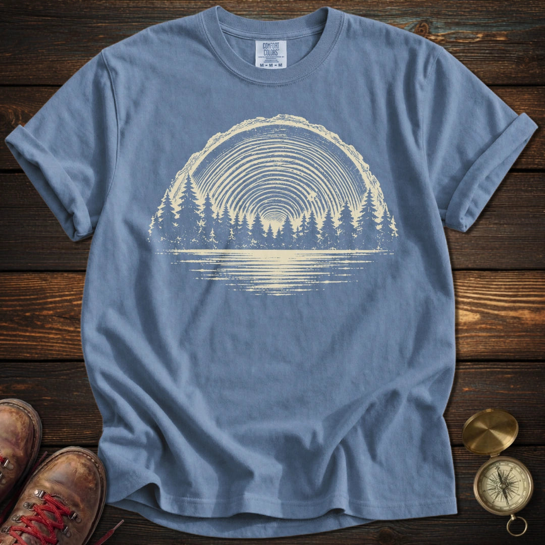Tree Ring Sunset T-Shirt - Bluejean T-Shirt