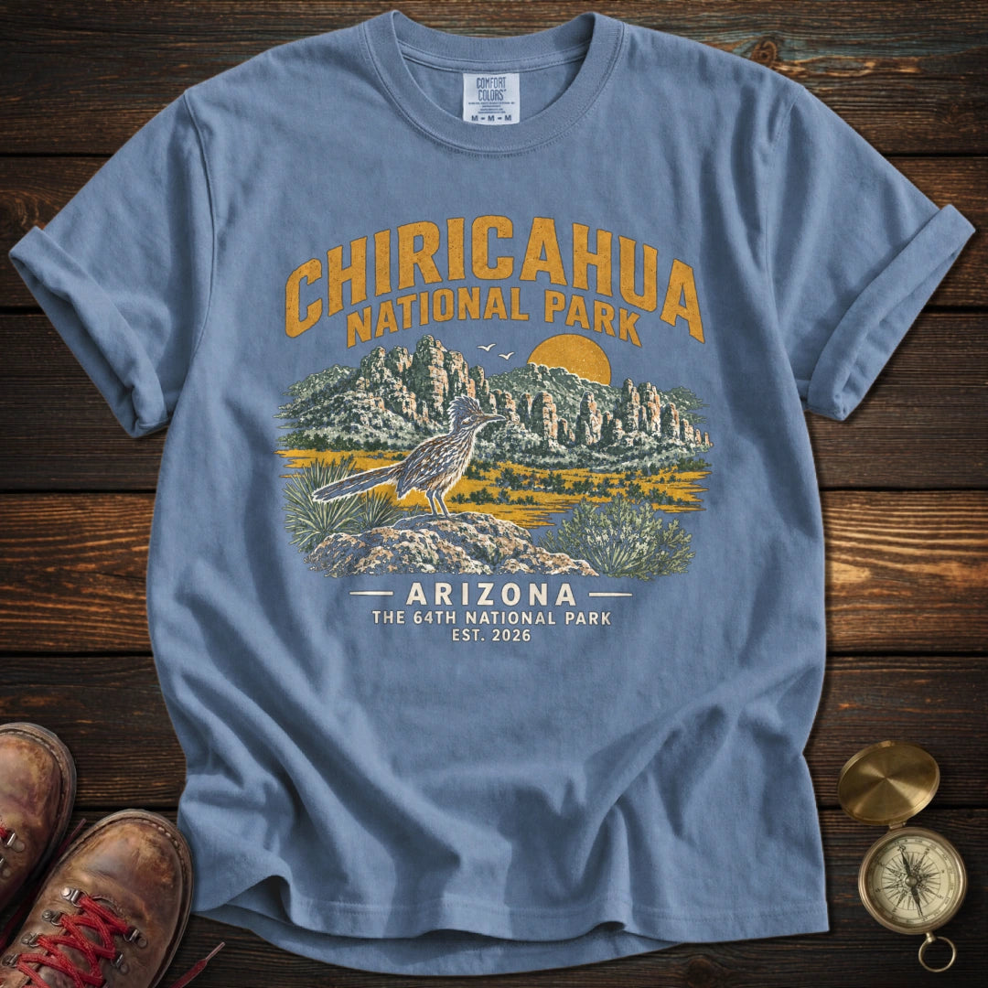 Chiricahua Roadrunner T-Shirt - Bluejean T-Shirt