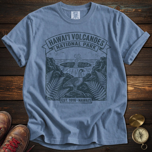 Classic Hawaii Volcanoes T-Shirt - Bluejean T-Shirt
