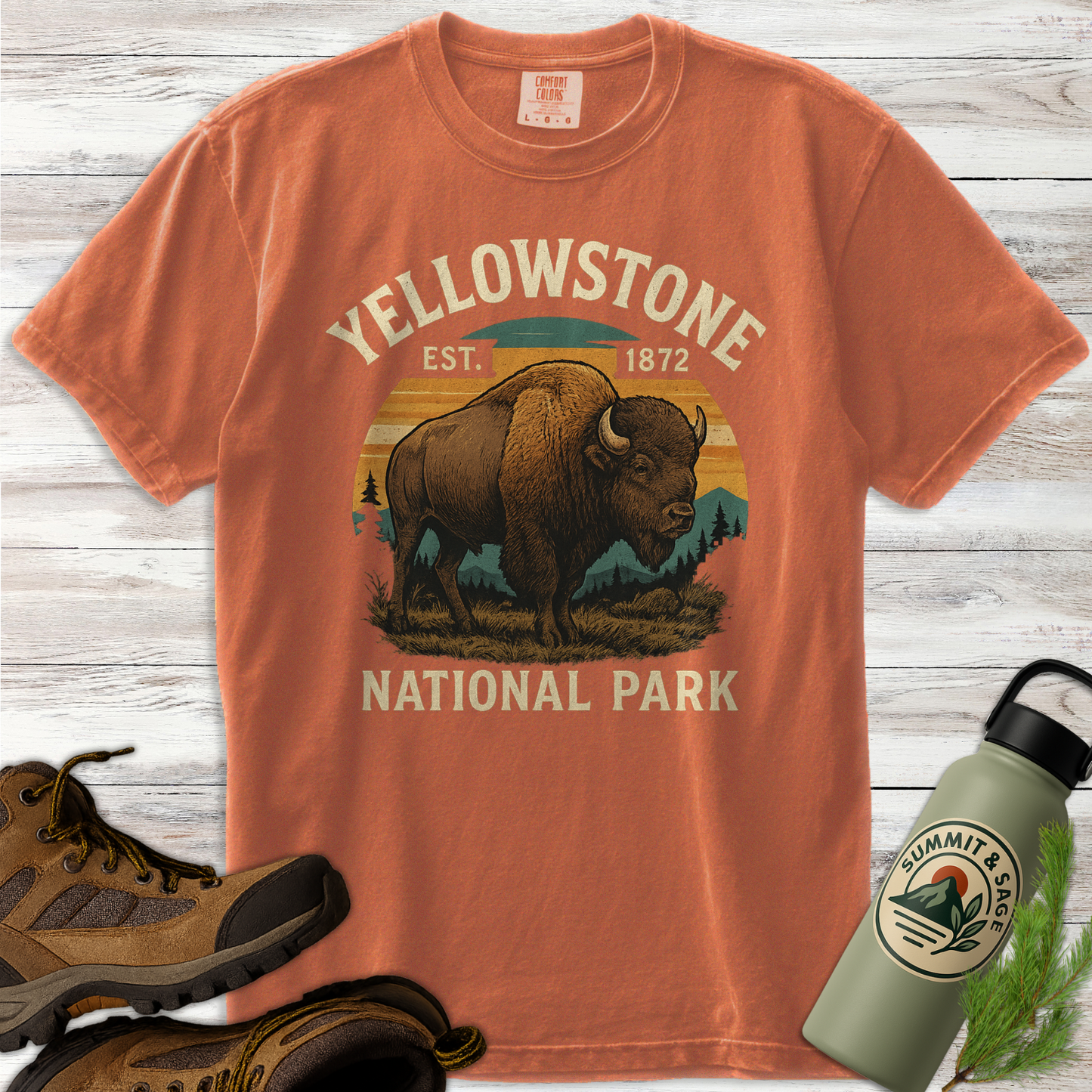 Yellowstone Buffalo 1872 T-Shirt