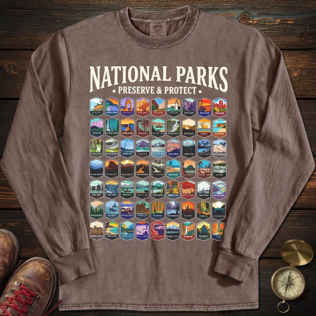 Preserve Protect 63 Park Long Sleeved T-Shirt