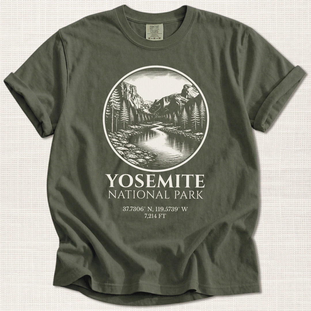 Yosemite National Park T-Shirt – Expedition Press No. 02