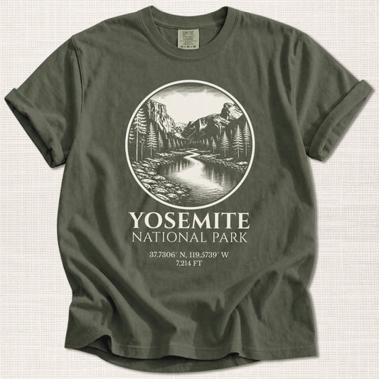 Yosemite National Park T-Shirt – Expedition Press No. 02