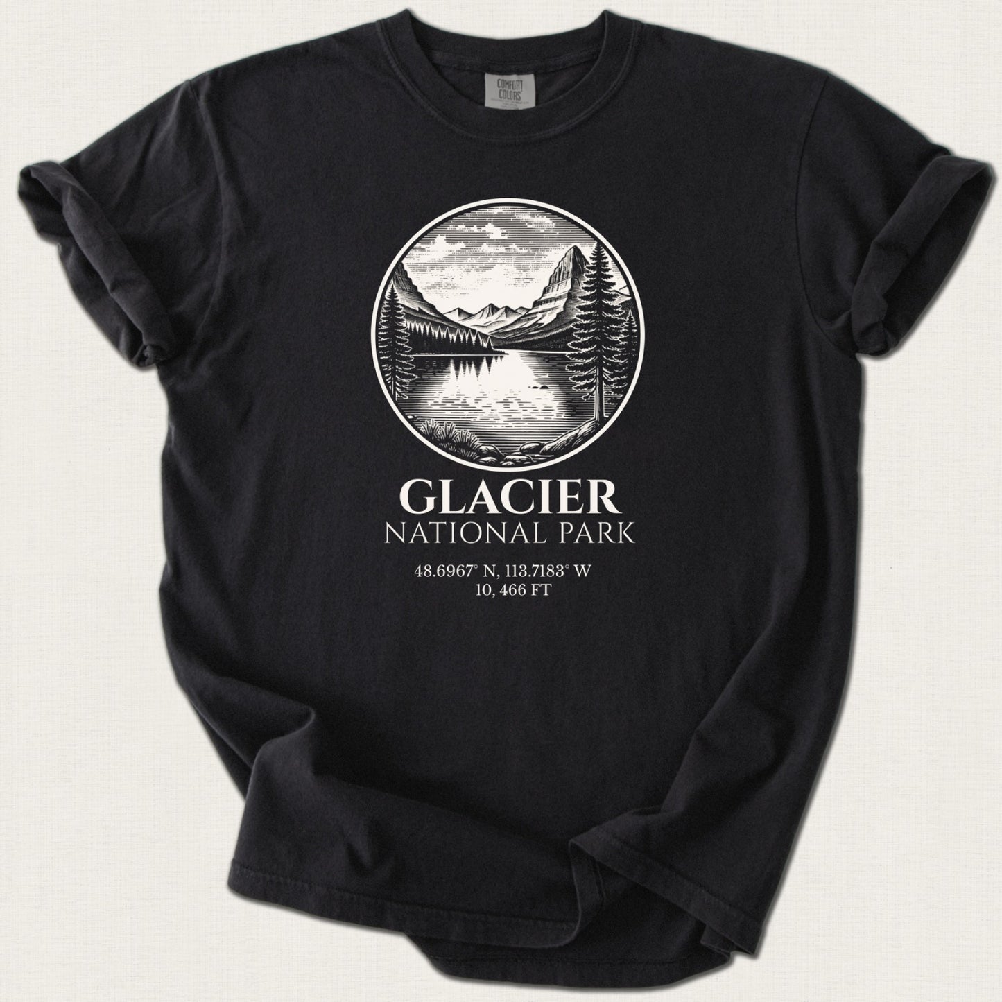Glacier National Park T-Shirt – Expedition Press No. 05