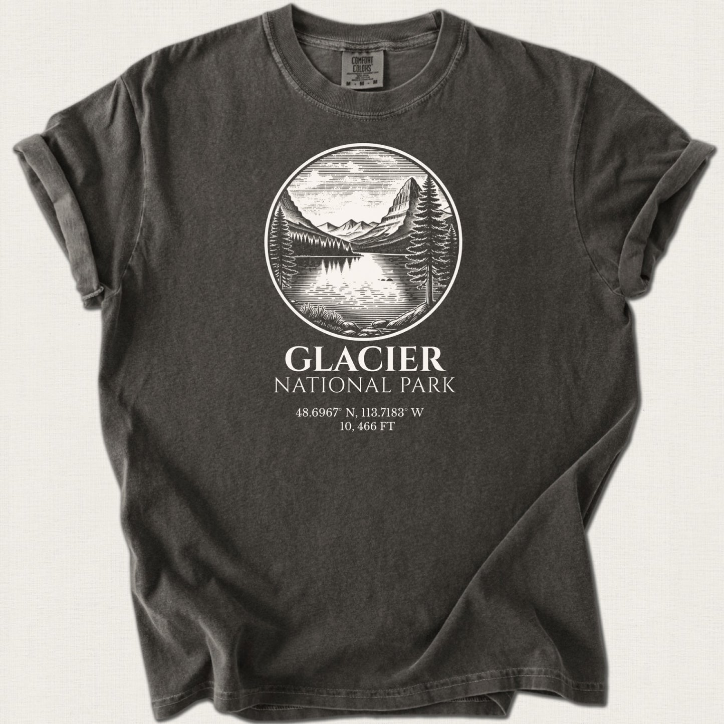 Glacier National Park T-Shirt – Expedition Press No. 05