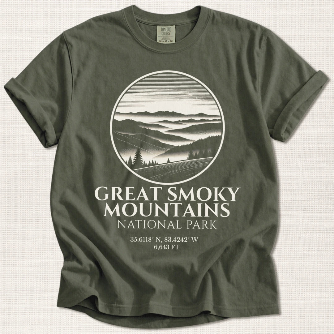 Great Smoky Mountains National Park T-Shirt – Expedition Press No. 06