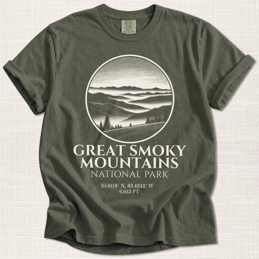Great Smoky Mountains National Park T-Shirt – Expedition Press No. 06