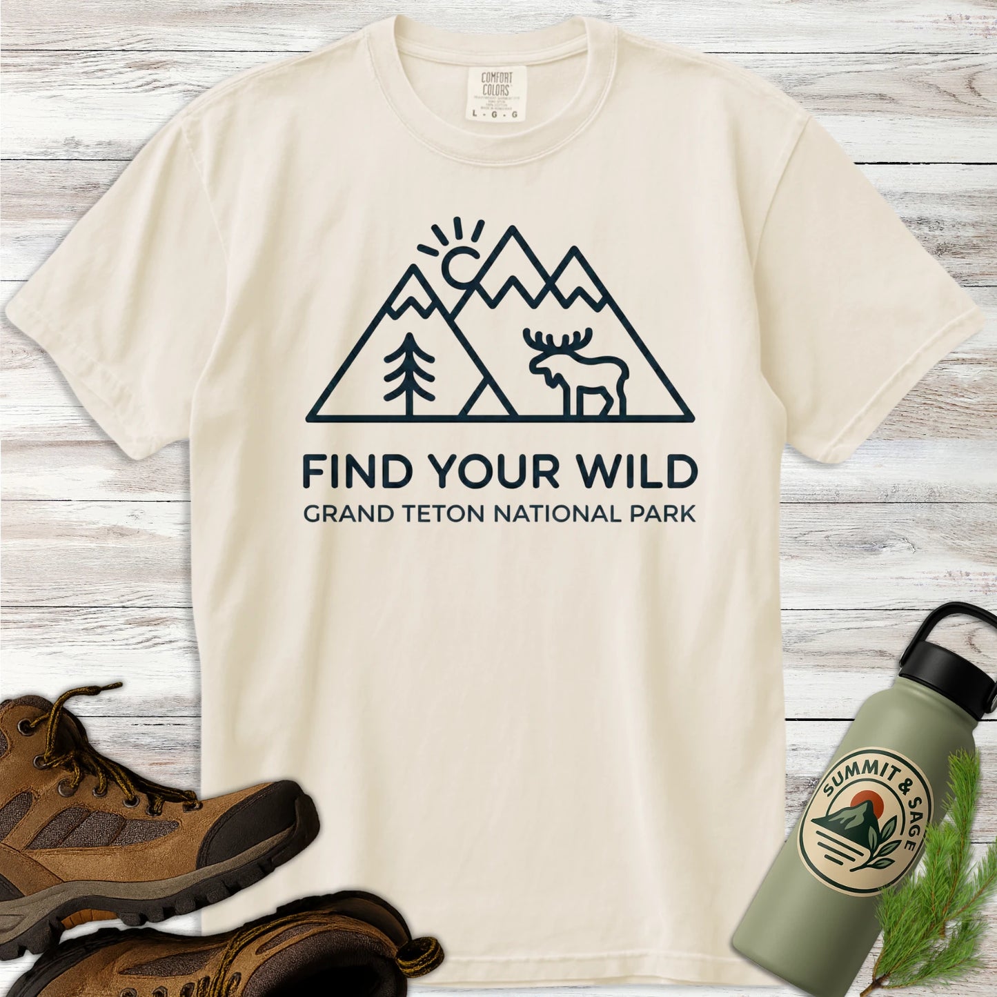 Find Your Wild - Grand Teton Tee