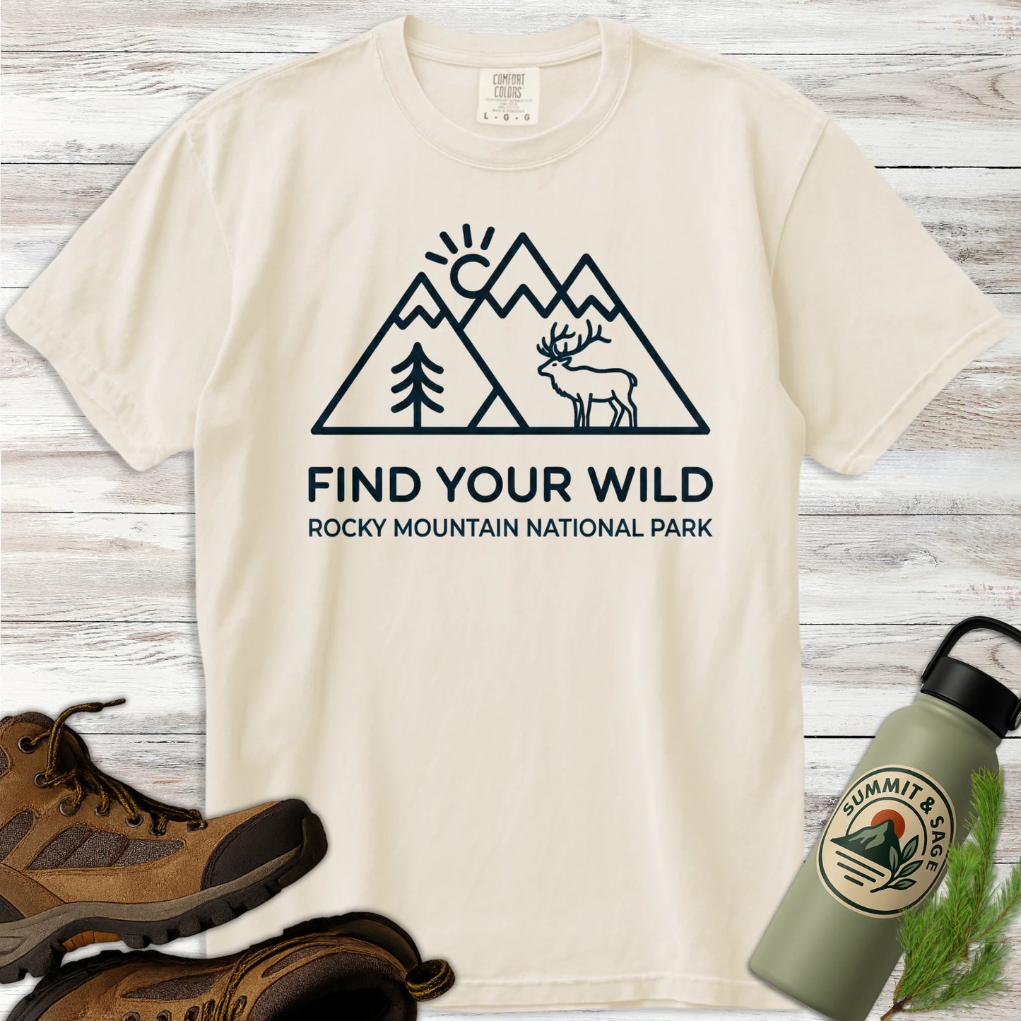 Find Your Wild - Rocky Mountain Tee