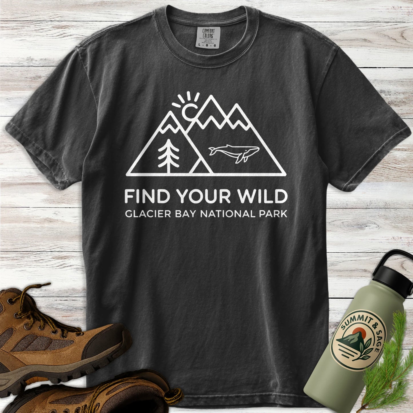 Find Your Wild - Glacier Bay Tee
