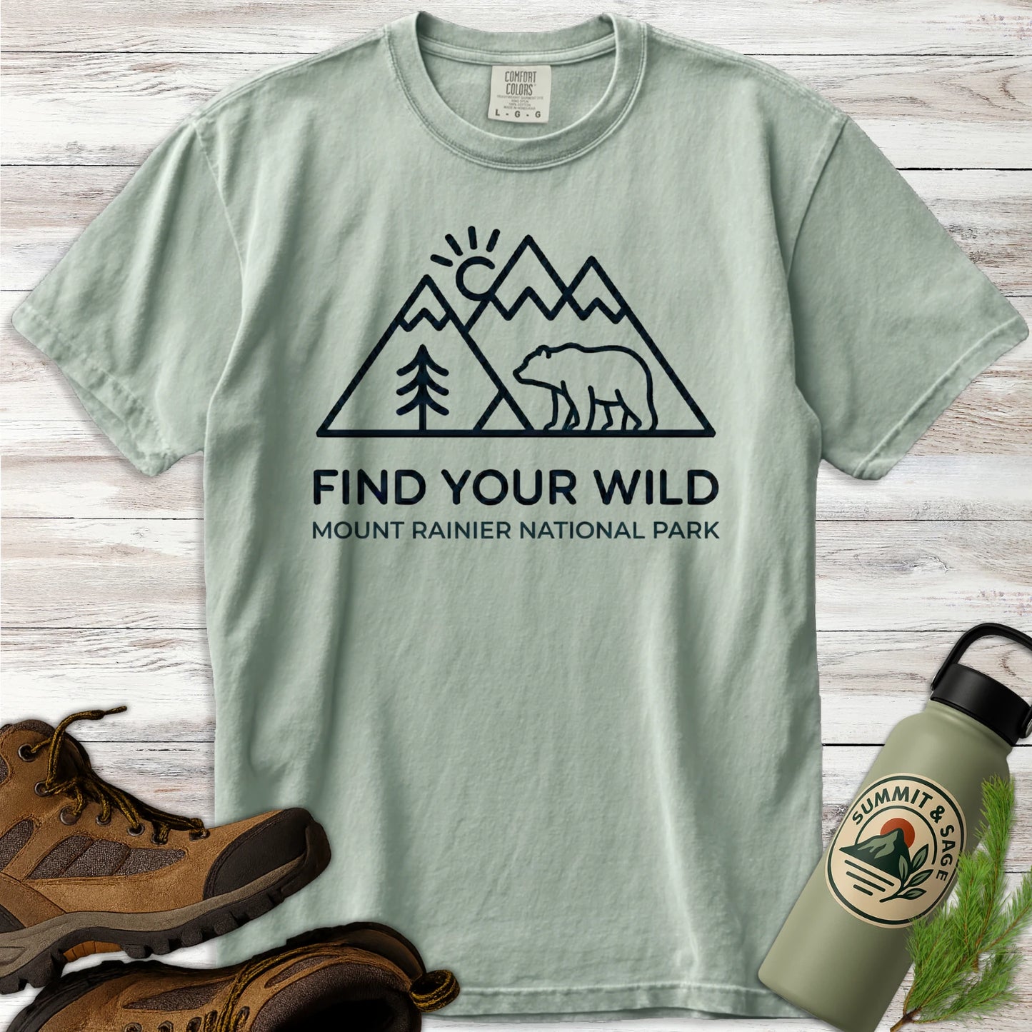 Find Your Wild - Mount Rainier Tee