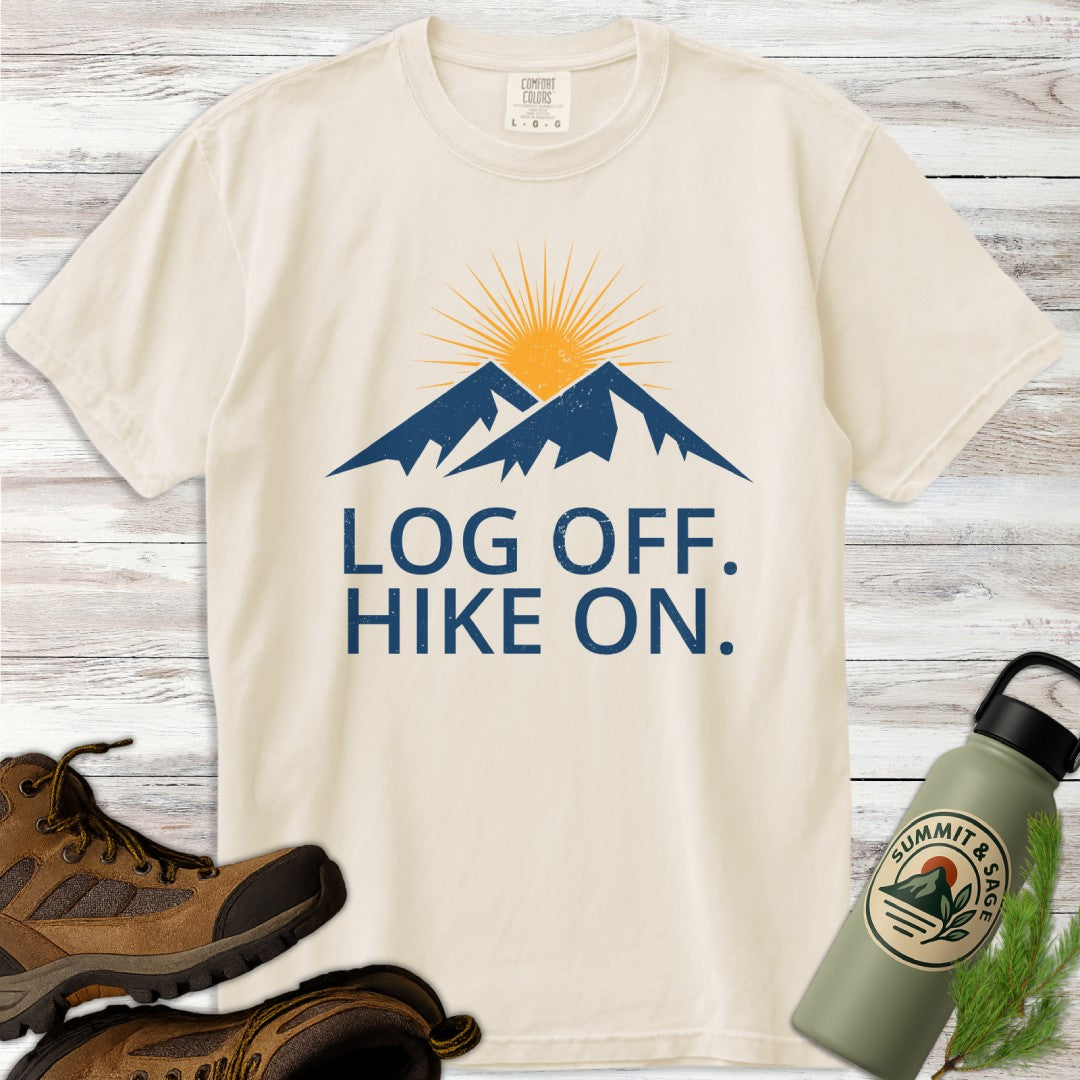 Log Off Hike On T-Shirt