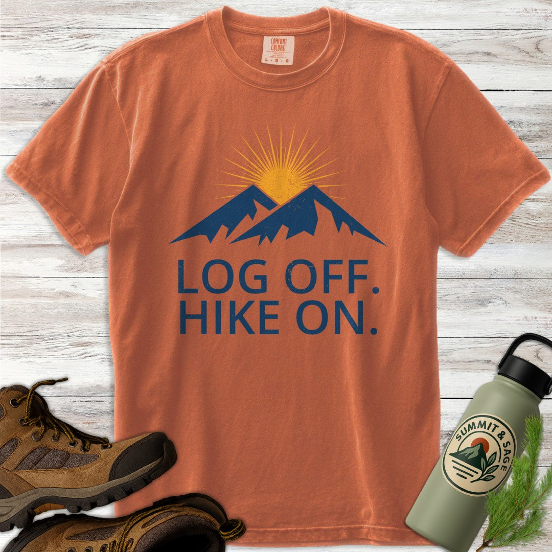 Log Off Hike On T-Shirt