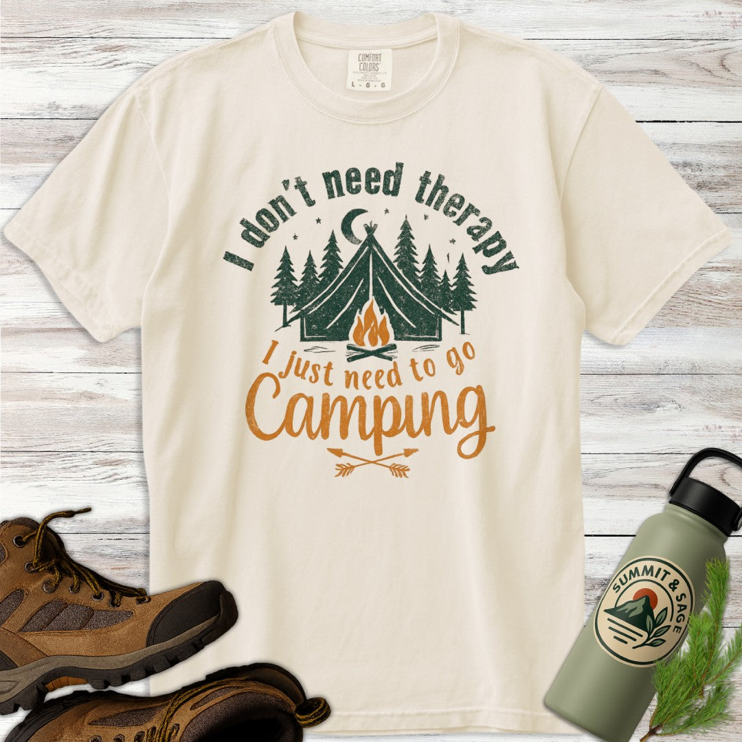 Don't Need Therapy Camping T-Shirt