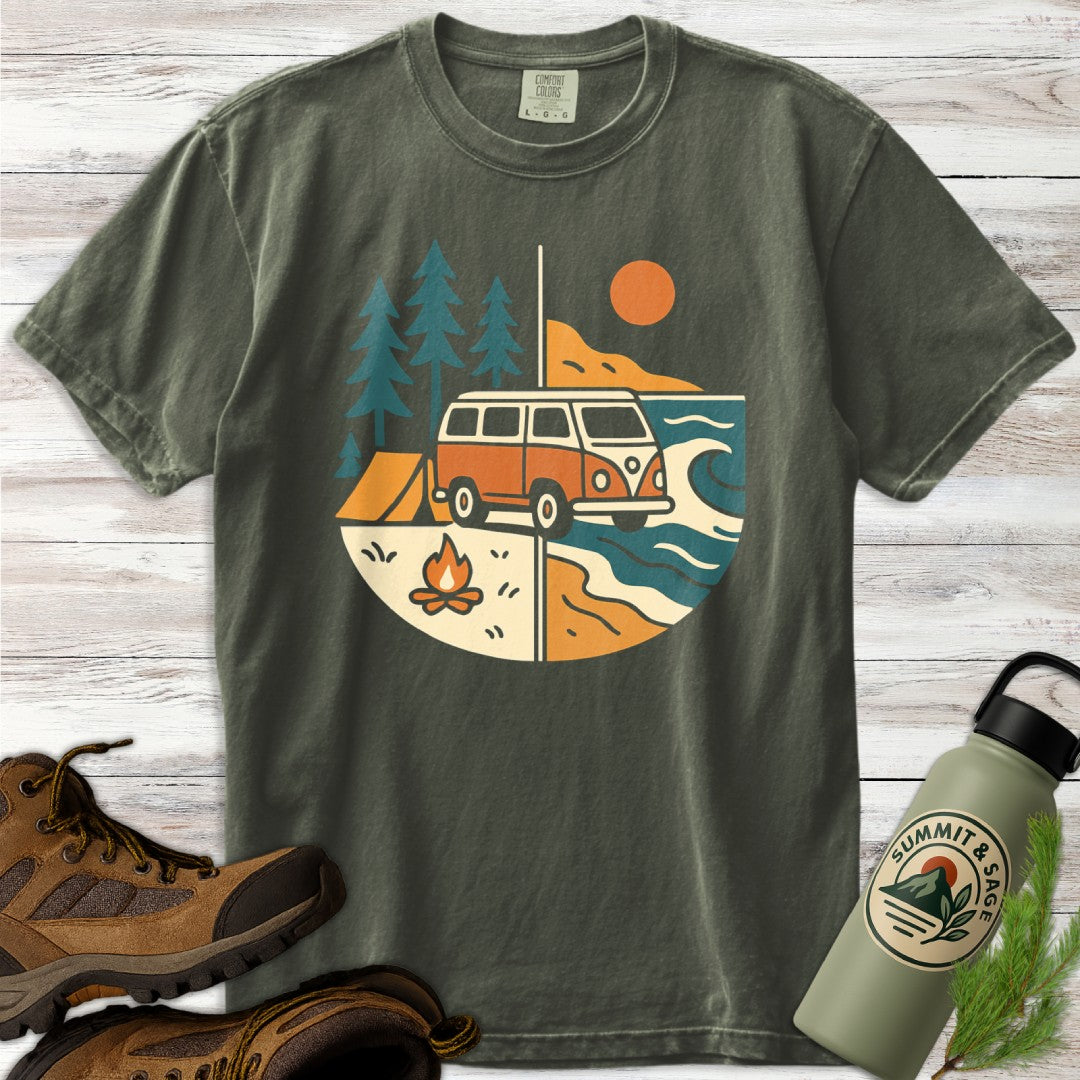Sunset Safari Van T-Shirt