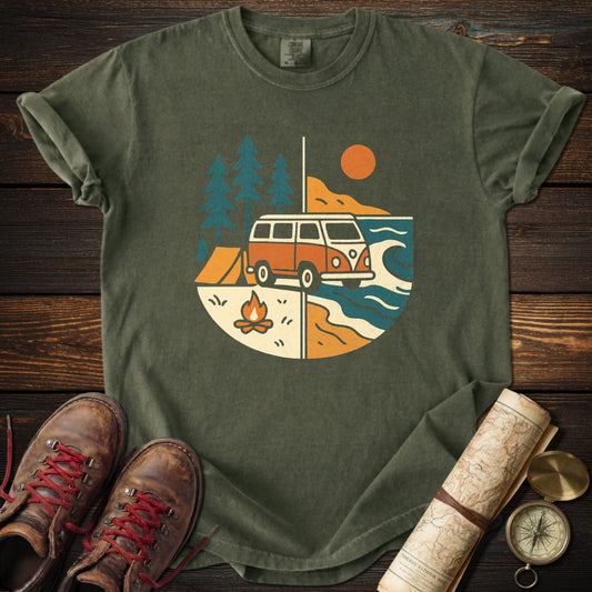 Sunset Safari Van T-Shirt