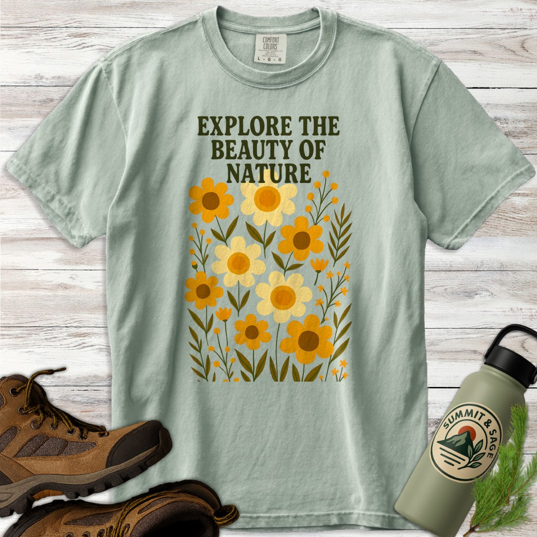 Explore Beauty Nature Floral T-Shirt
