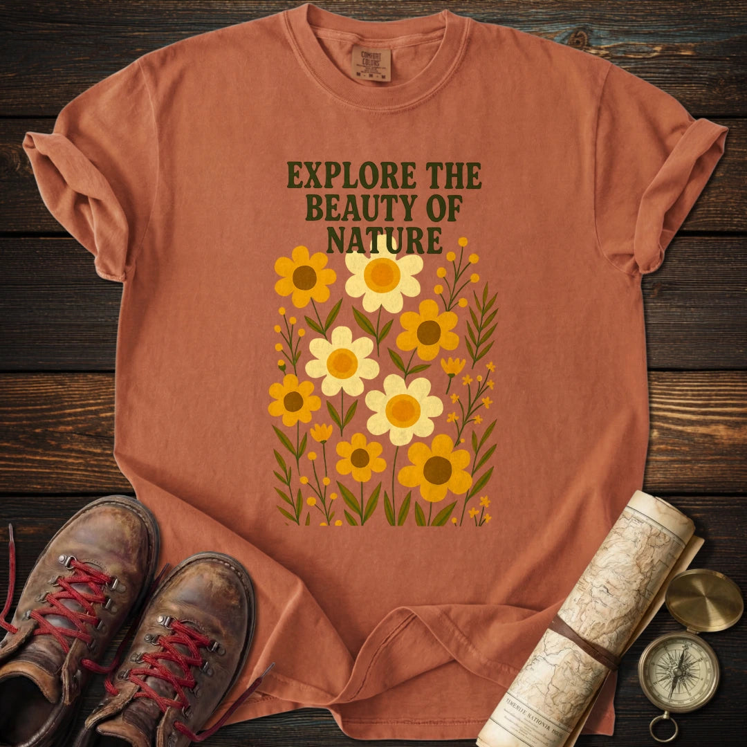 Explore Beauty Nature Floral T-Shirt