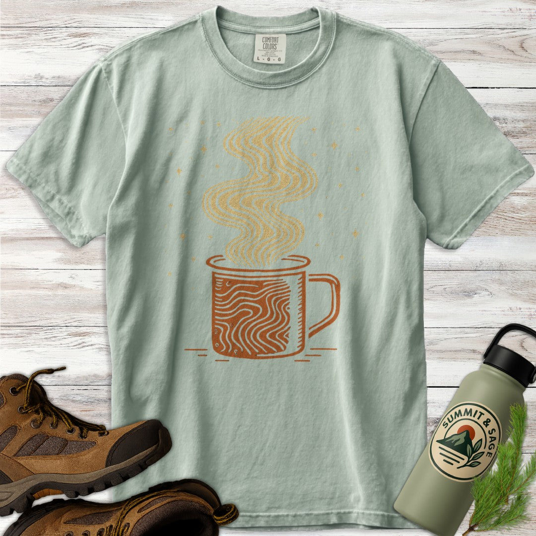 Camp Coffee Stars T-Shirt