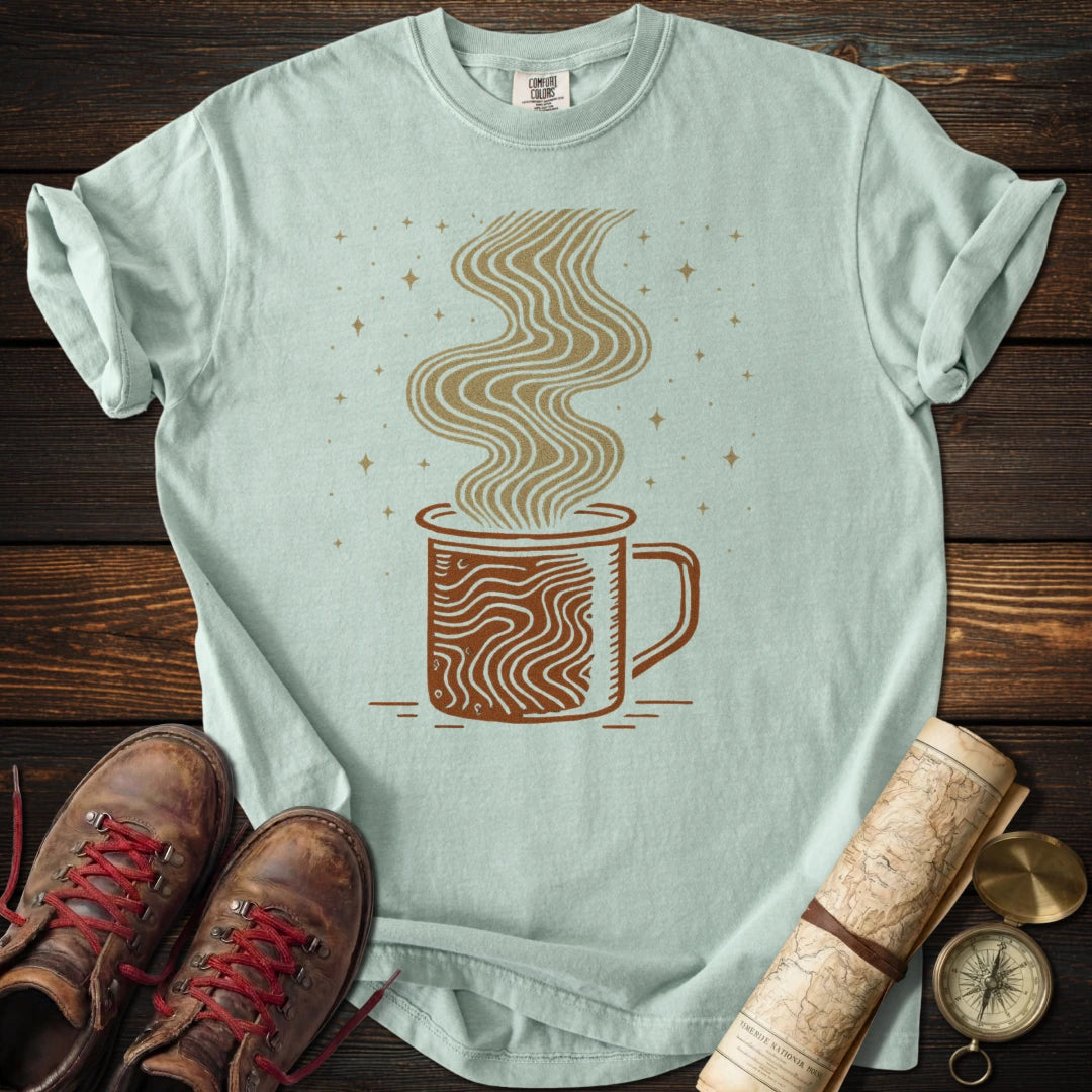Camp Coffee Stars T-Shirt