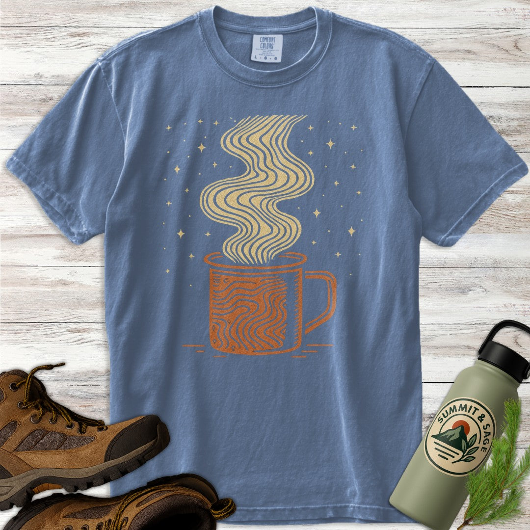 Camp Coffee Stars T-Shirt