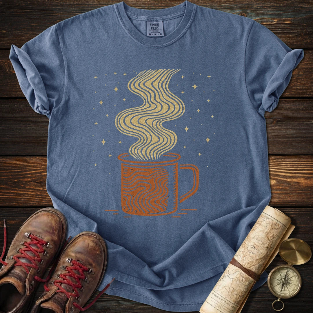 Camp Coffee Stars T-Shirt