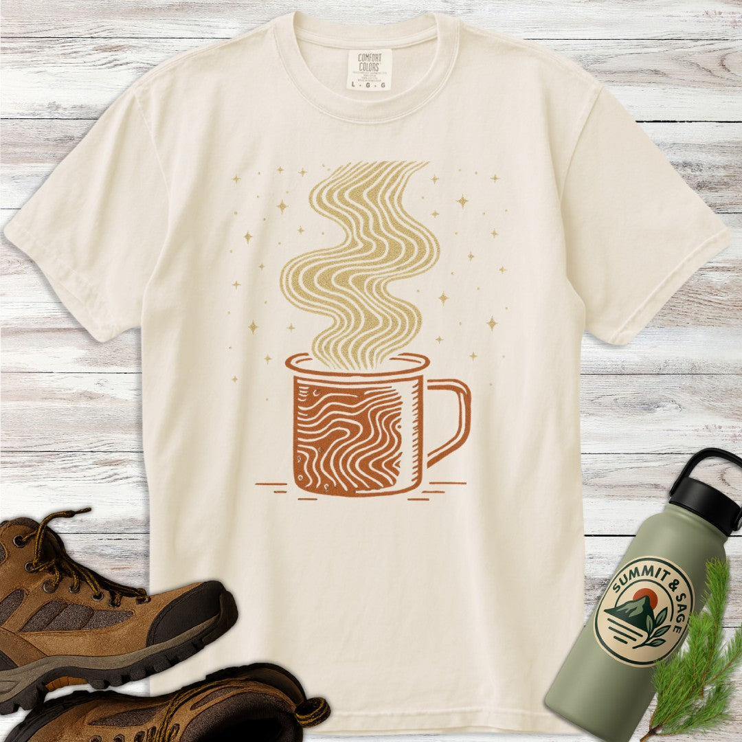 Camp Coffee Stars T-Shirt